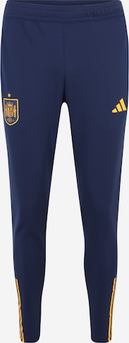 ADIDAS PERFORMANCE Tapered Workout Pants 'Spanien Tiro 23' in Blue: front