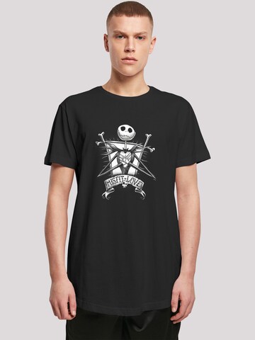 T-Shirt 'Disney The Nightmare Before Christmas' F4NT4STIC en noir : devant