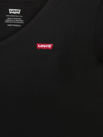 LEVI'S ® Shirt '2Pack Vneck Tee' in Schwarz