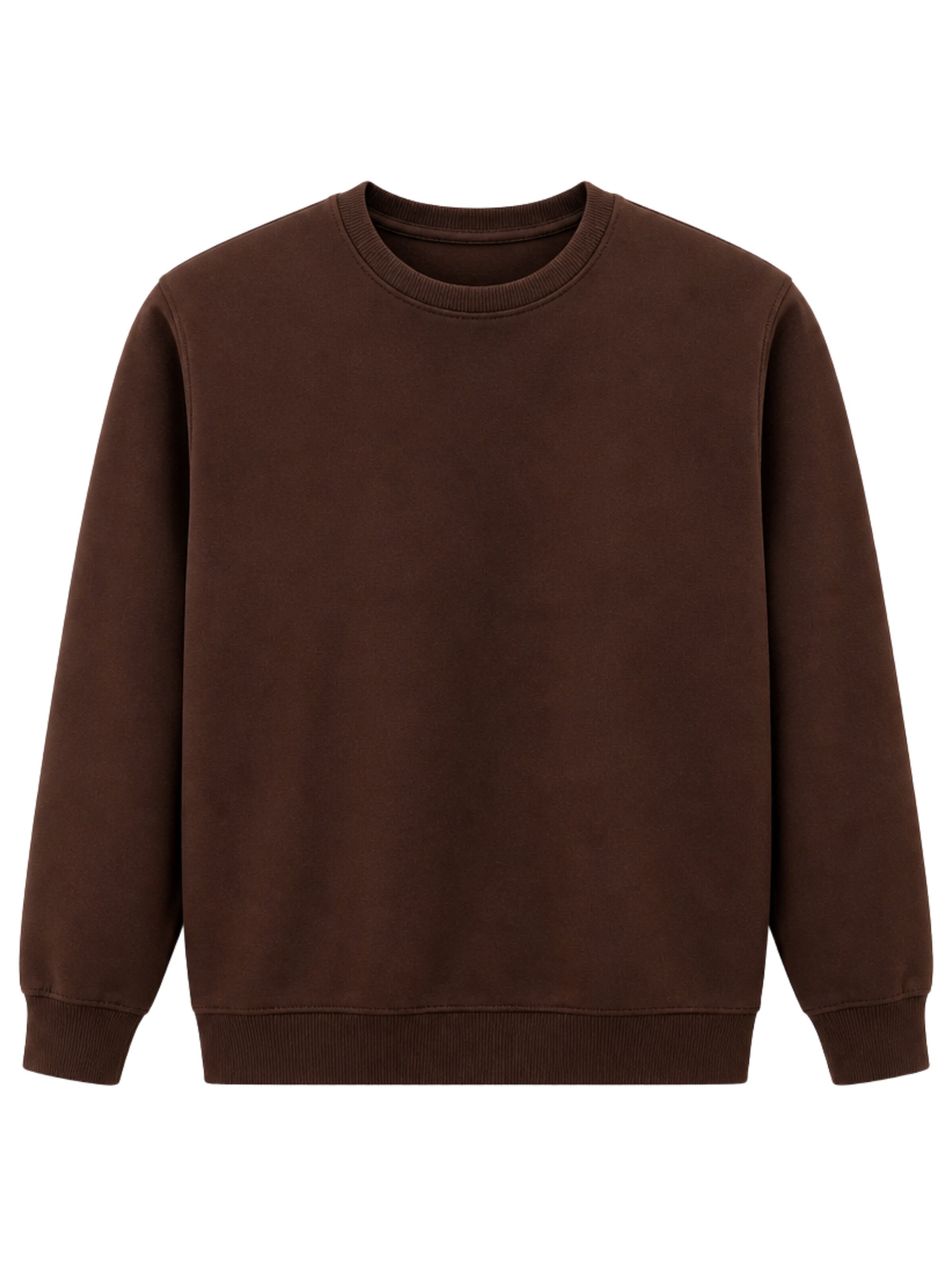 LOUIS LECLER Sweatshirt 'Carter' in Bruin: voorkant