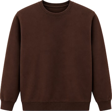 LOUIS LECLER Sweatshirt 'Carter' in Bruin: voorkant