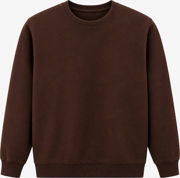 LOUIS LECLER Sweatshirt 'Avery' in Bruin: voorkant