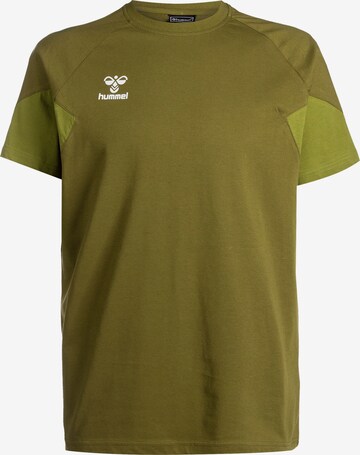 Hummel Performance Shirt 'Travel' in Green: front