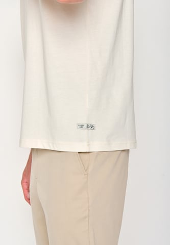 GREENBOMB Shirt 'Nature Forest Happy' in White