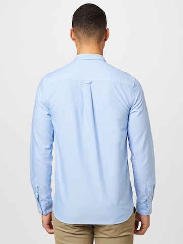 Lyle & Scott Regular fit Zakelijk overhemd in Blauw