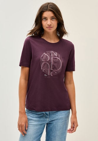 T-shirt CECIL en rouge : devant