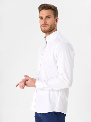 Dandalo Regular fit Button Up Shirt in White