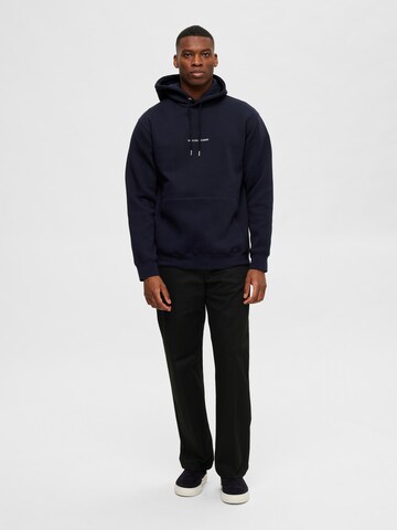 SELECTED HOMME Sweatshirt 'Hankie' in Blue