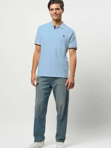 U.S. POLO ASSN. Regular fit Button Up Shirt ' UMMeo ' in Blue