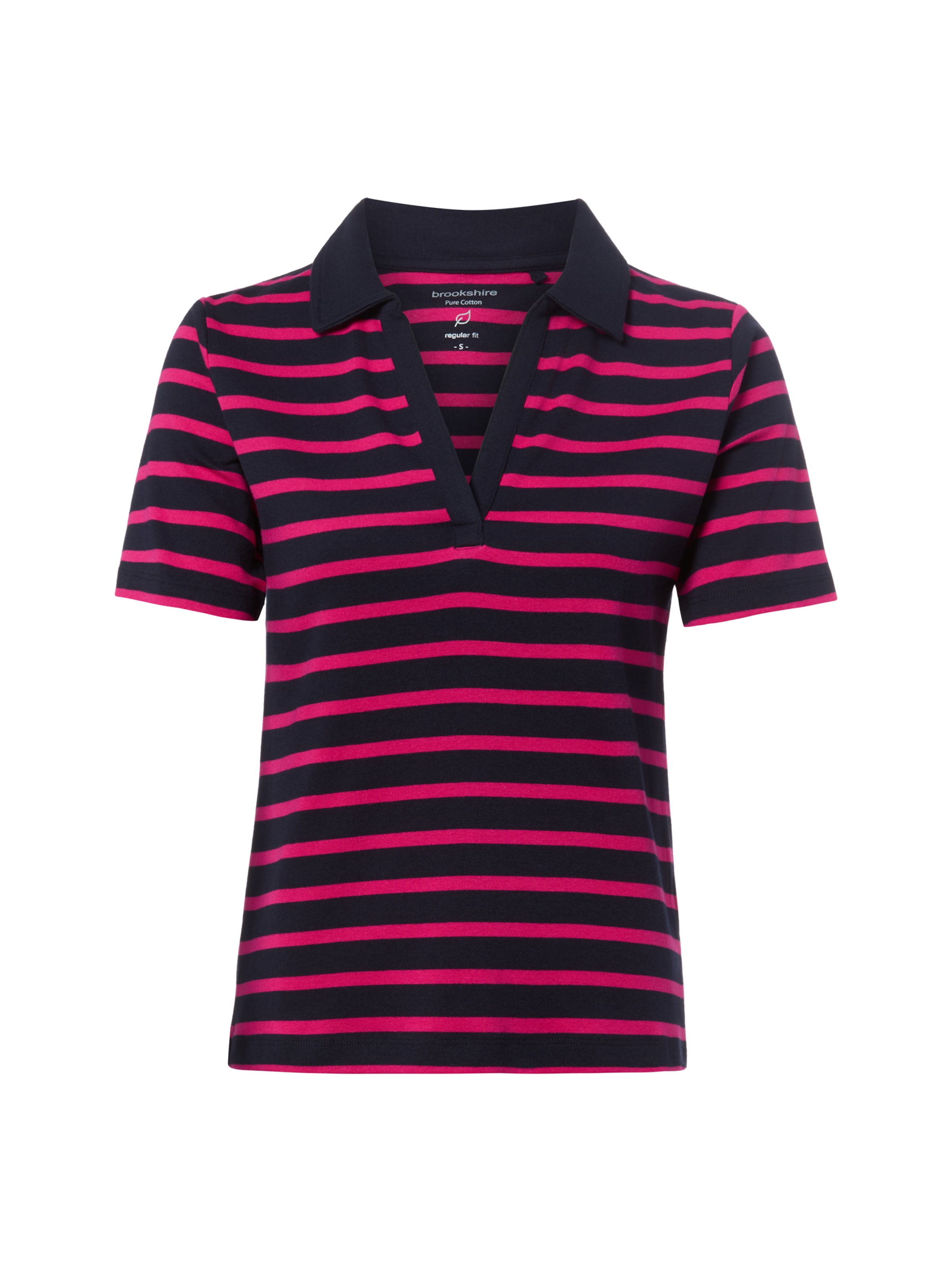 Brookshire Poloshirt in Blau: Vorderseite