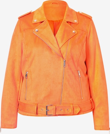 Veste mi-saison MIAMODA en orange : devant