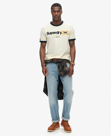 T-Shirt Superdry en blanc