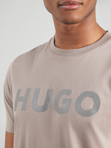HUGO Shirt 'Dulivio' in Brown