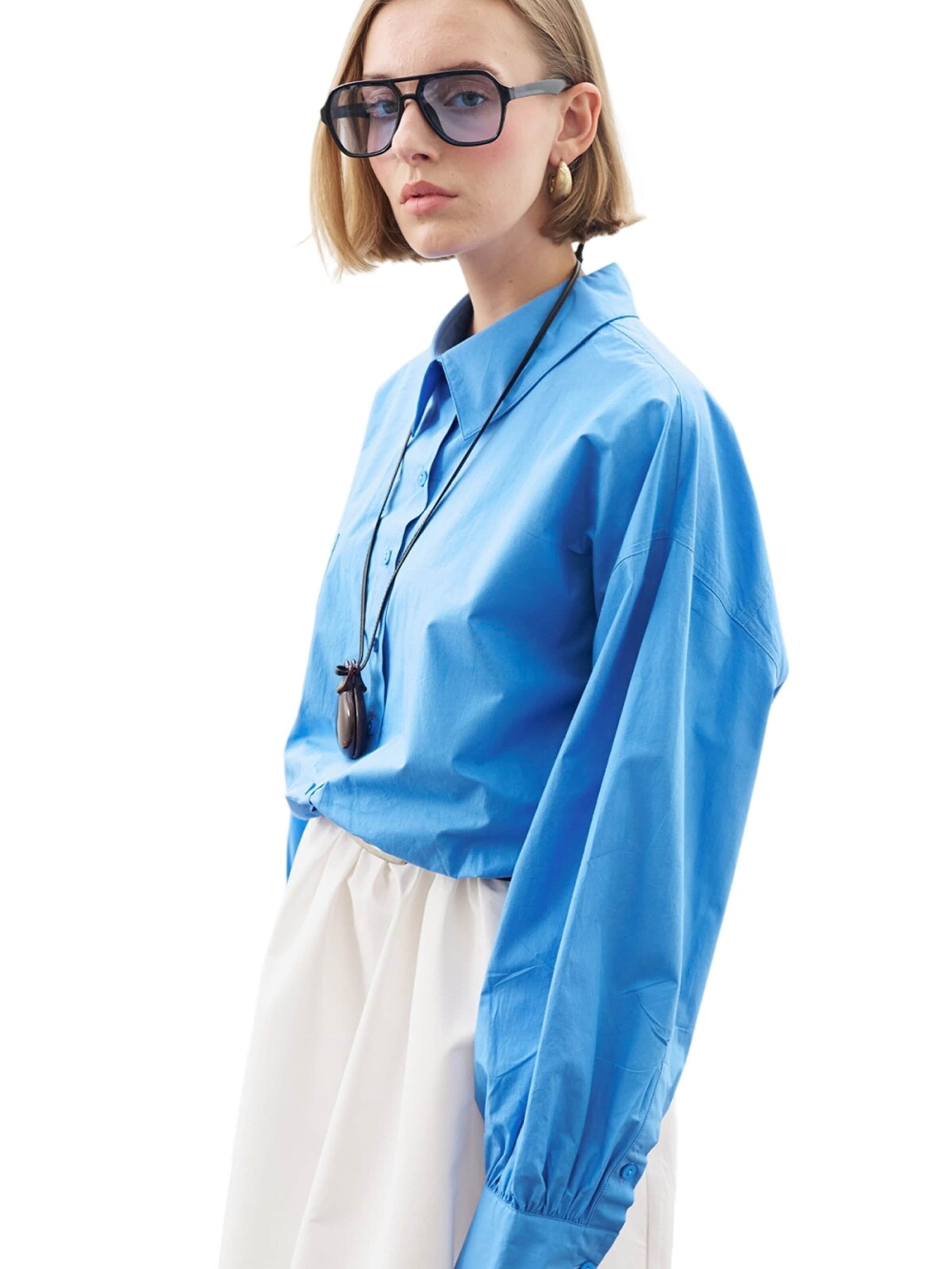 MANUKA Blouse in Blue