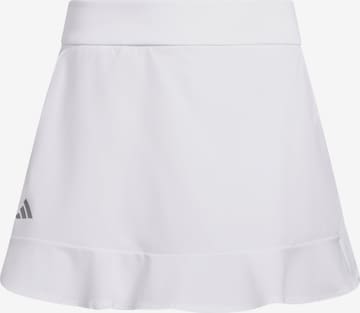 ADIDAS PERFORMANCE Regular Workout Pants in White: front