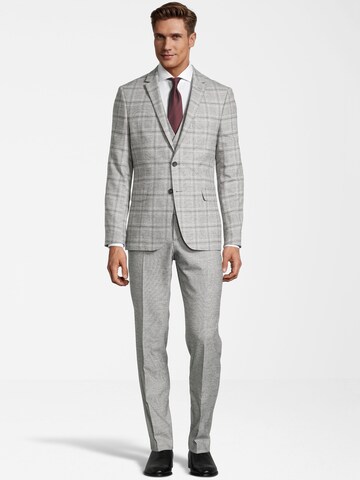 Coupe slim Costume Steffen Klein en gris