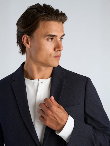 Lindbergh Regular fit Business-colbert in Blauw