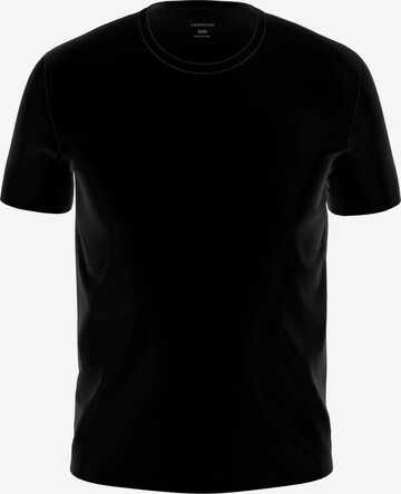 Ammann Shirt ' Micro Modal ' in Black: front