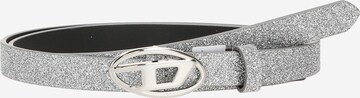 Ceinture 'B-1DR 15' DIESEL en argent : devant