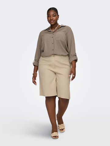 ONLY Carmakoma Blouse 'CARSiesta' in Bruin