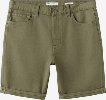 MANGO MAN Pants 'Nepto' in Green: front