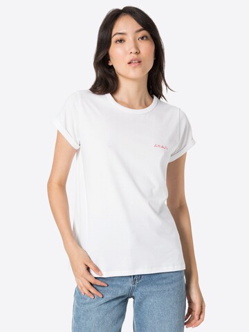 Maison Labiche - Camiseta 'Poitou' en blanco: frente