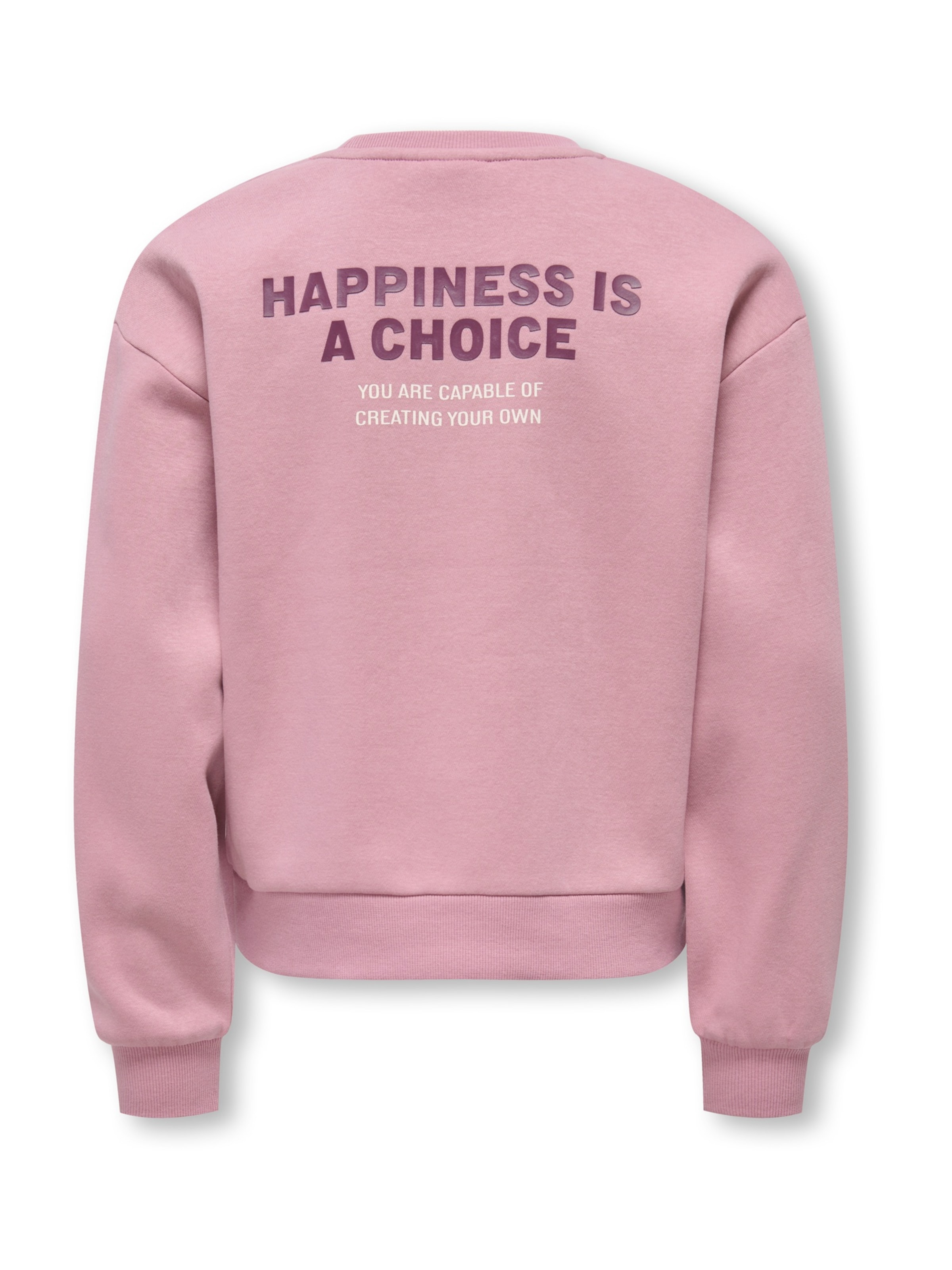 ONLY GIRLS Sweatshirt 'KOGCATRIN' in Pink