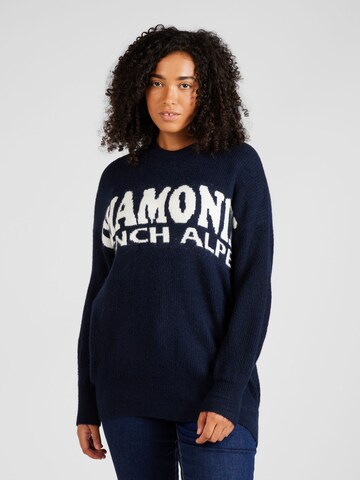 Noisy May Curve Sweater 'BALANCE' in Blue: front