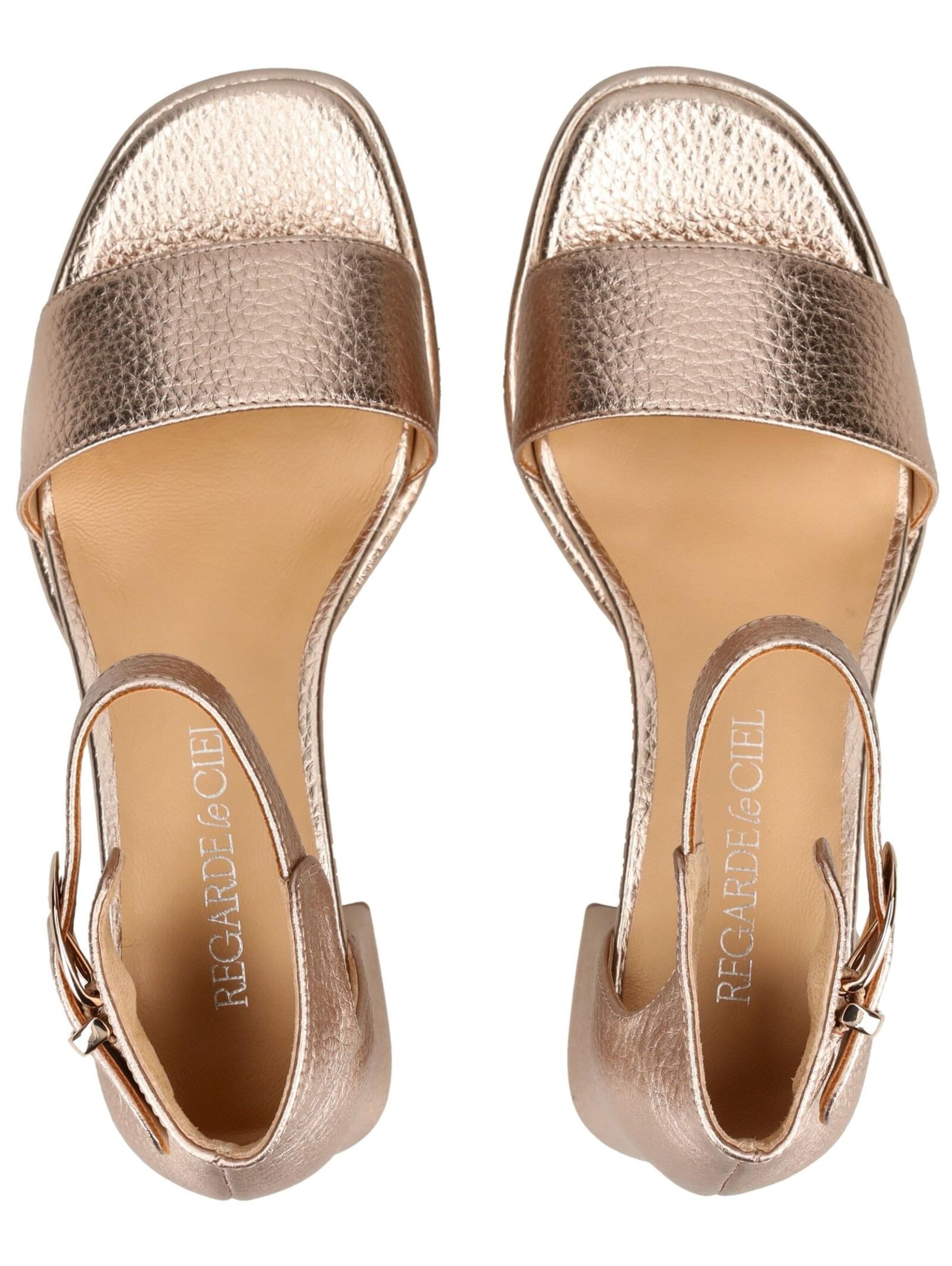Regarde le Ciel Strap sandal in Gold