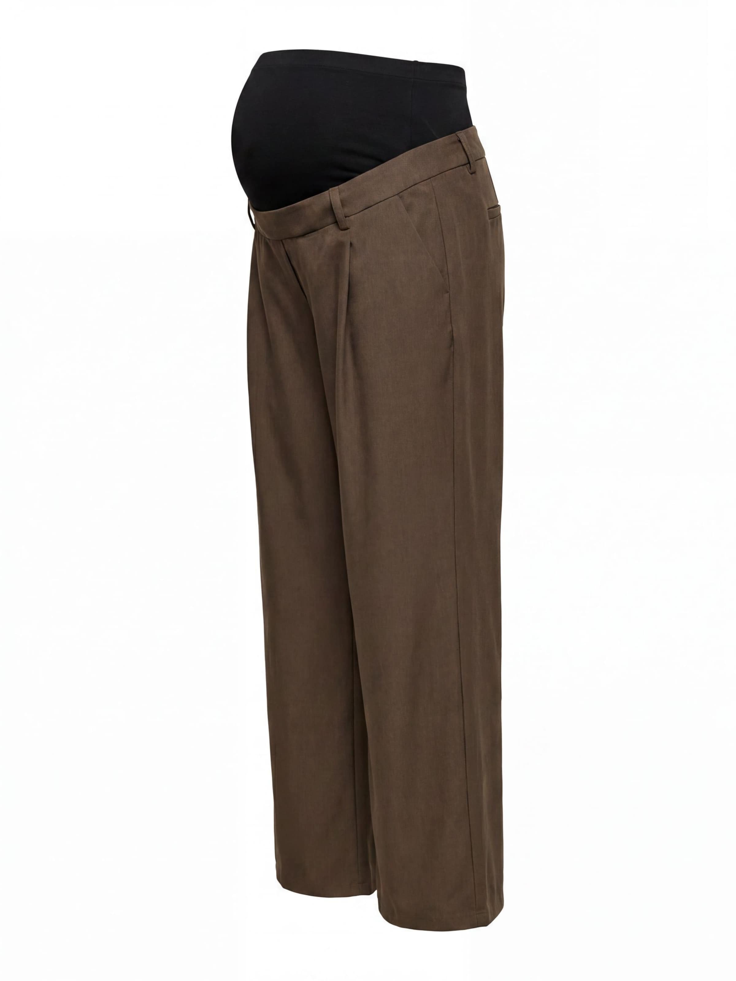 Only Maternity - regular Pantalón 'OLMLinda-Berry' en marrón