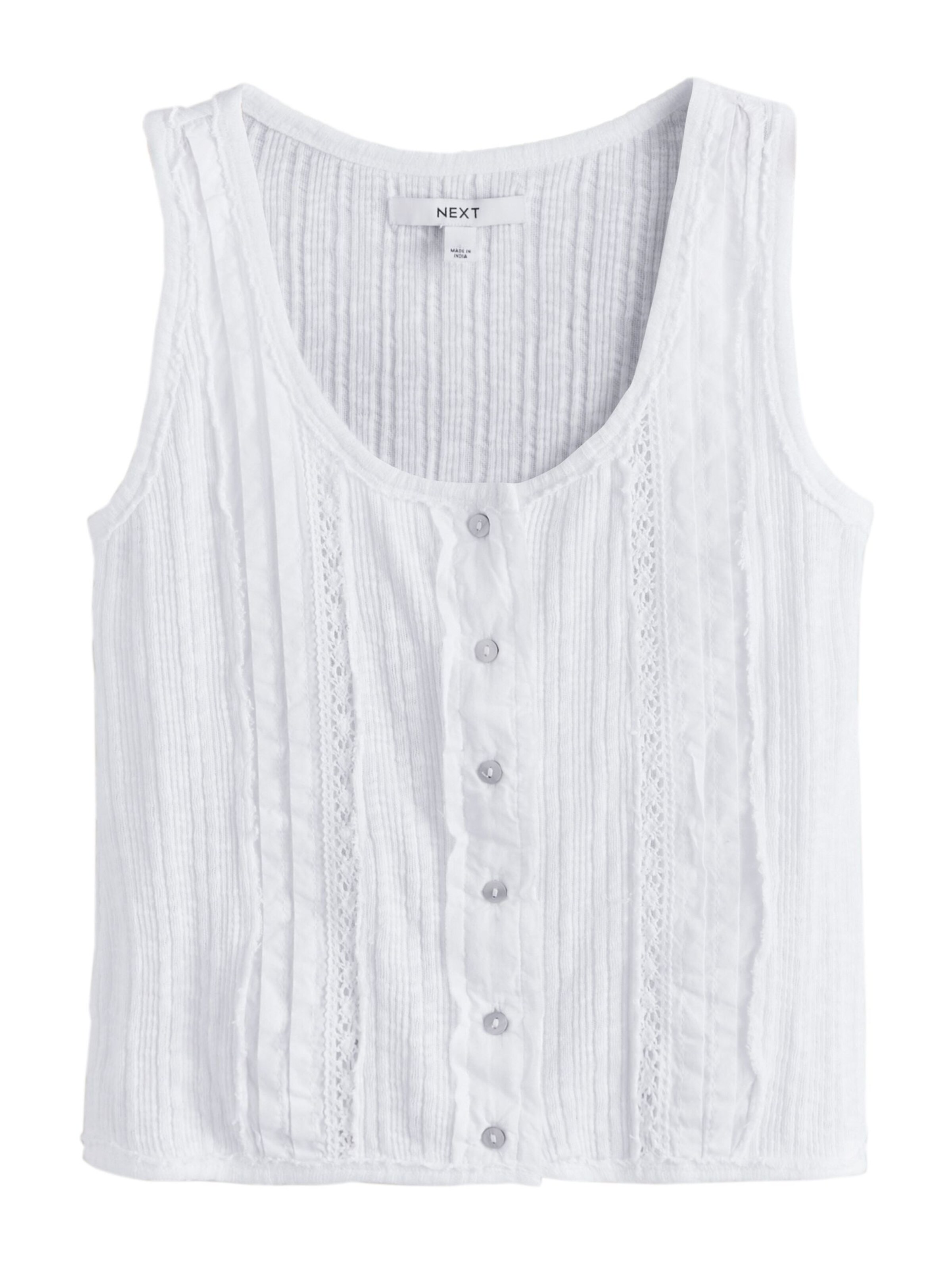 Top Next pe alb, Vizualizare produs