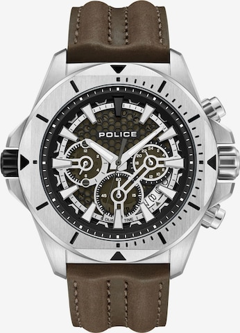 POLICE Analog watch 'Electrical' in Silver: front
