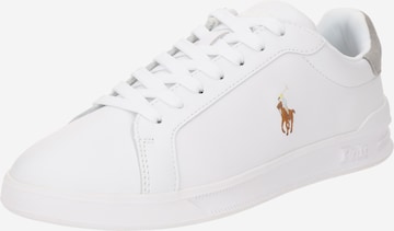 Polo Ralph Lauren Ниски маратонки 'HRT CT II' в бяло: отпред