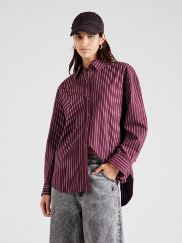 Monki - Blusa en rojo: frente