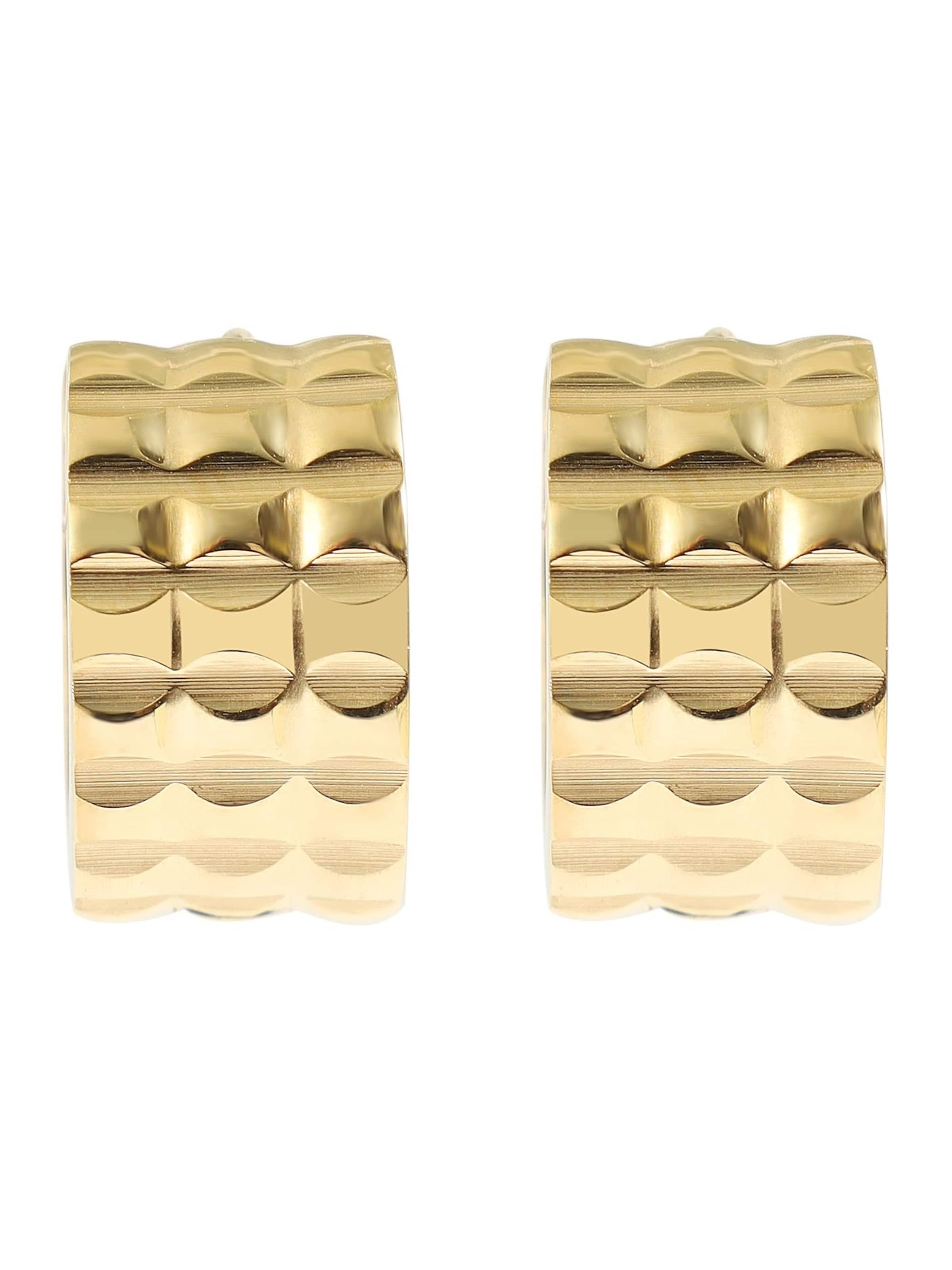 Akzent Earrings 'Sascha, langlebig' in Gold: front