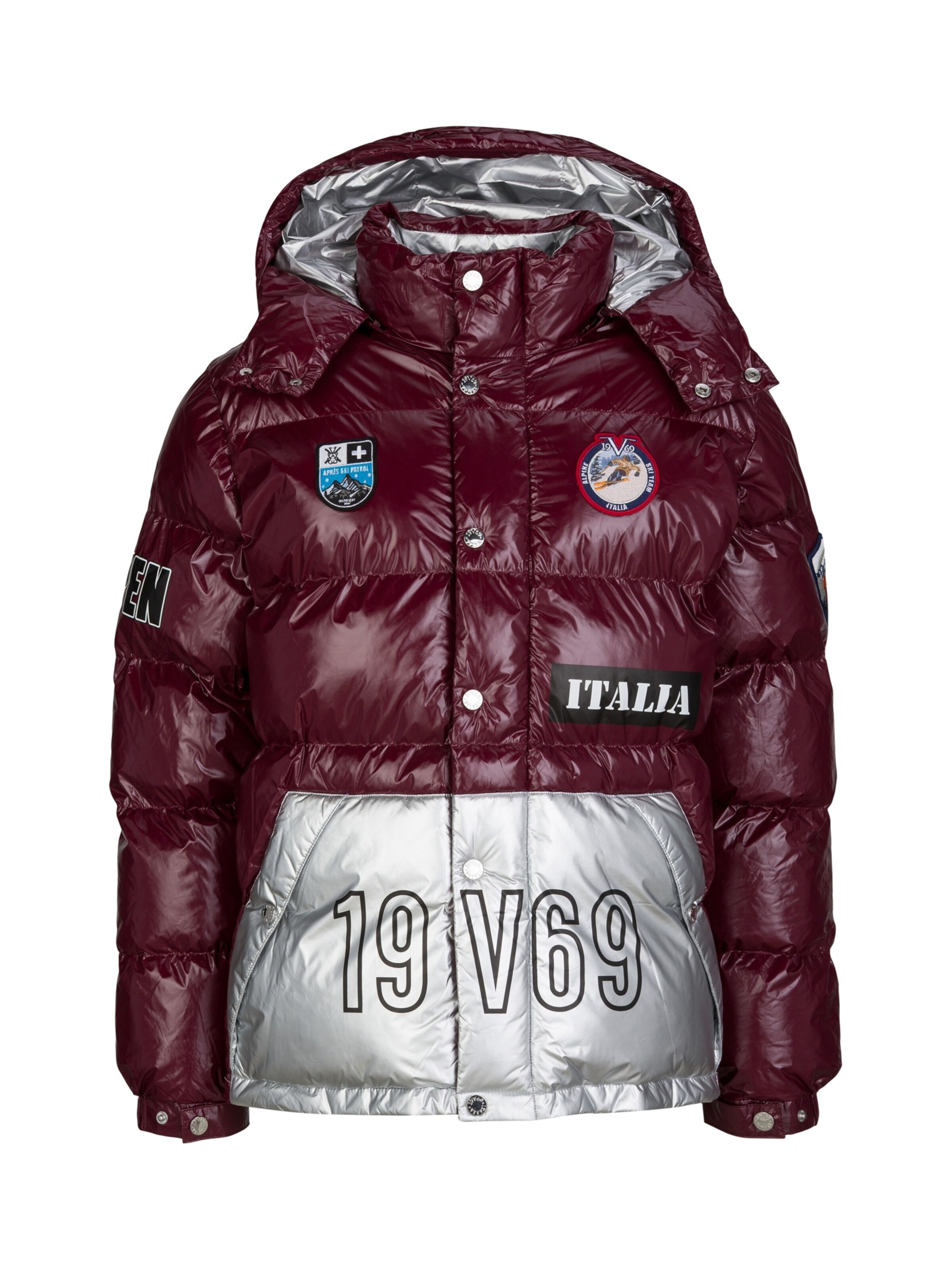 Veste d’hiver 'Jacob' 19V69 ITALIA en rouge : devant