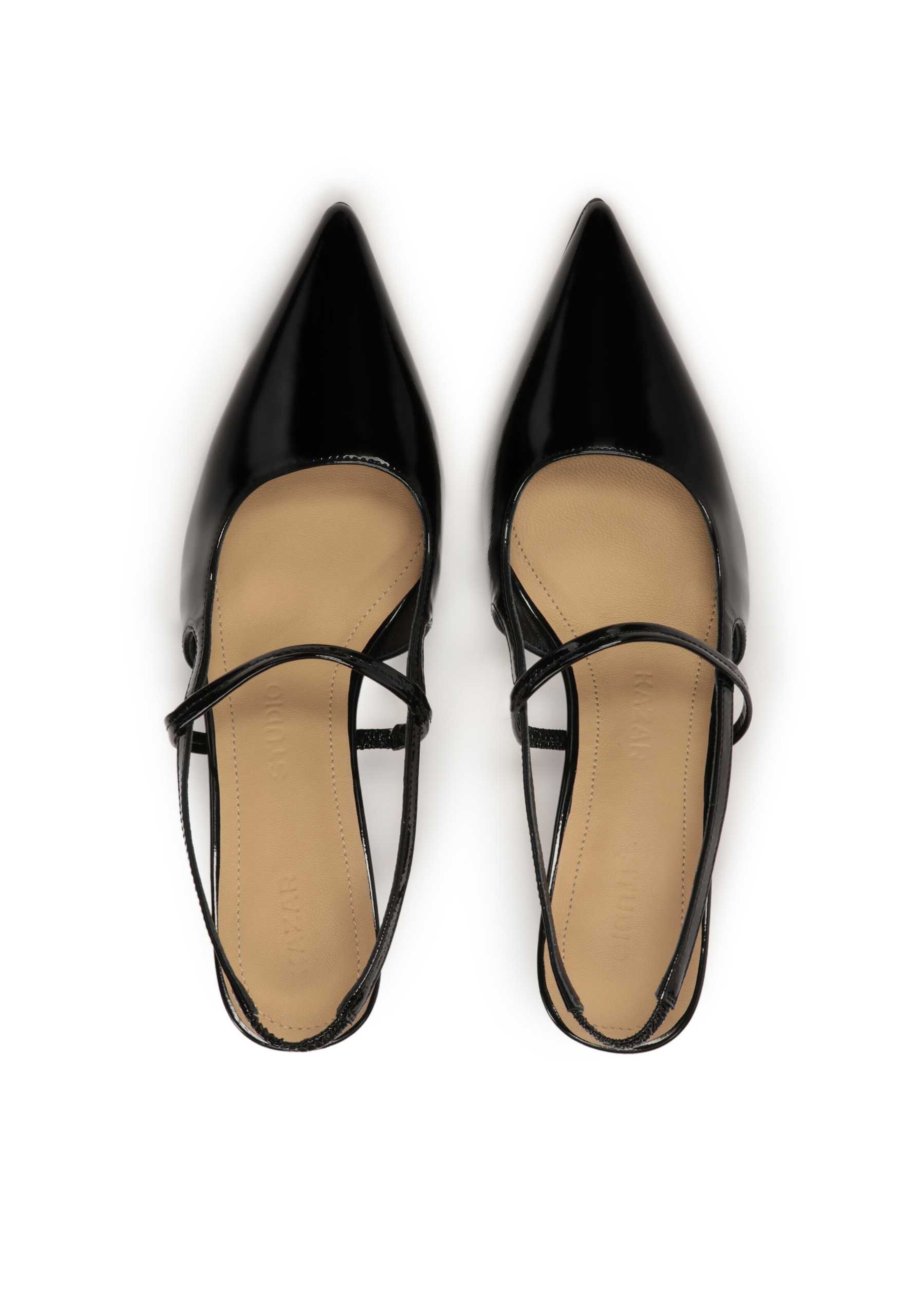 Escarpins à bride arrière Kazar en noir