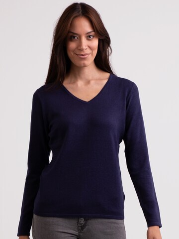 CASH-MERE.CH Sweater in Blue: front