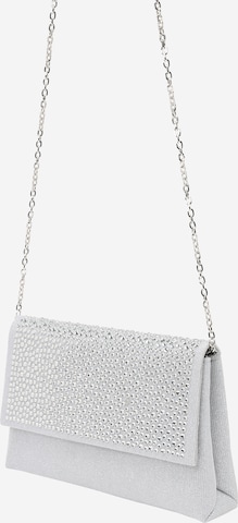 mascara Clutch in Silver: front