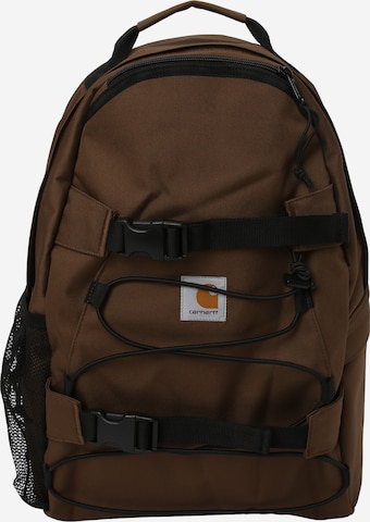 Carhartt WIP - Mochila 'Kickflip' em castanho: frente