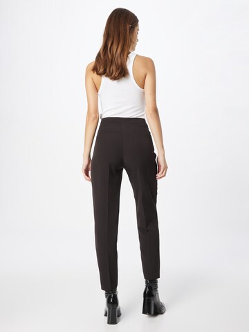 River Island Tapered Trousers with creases in Black