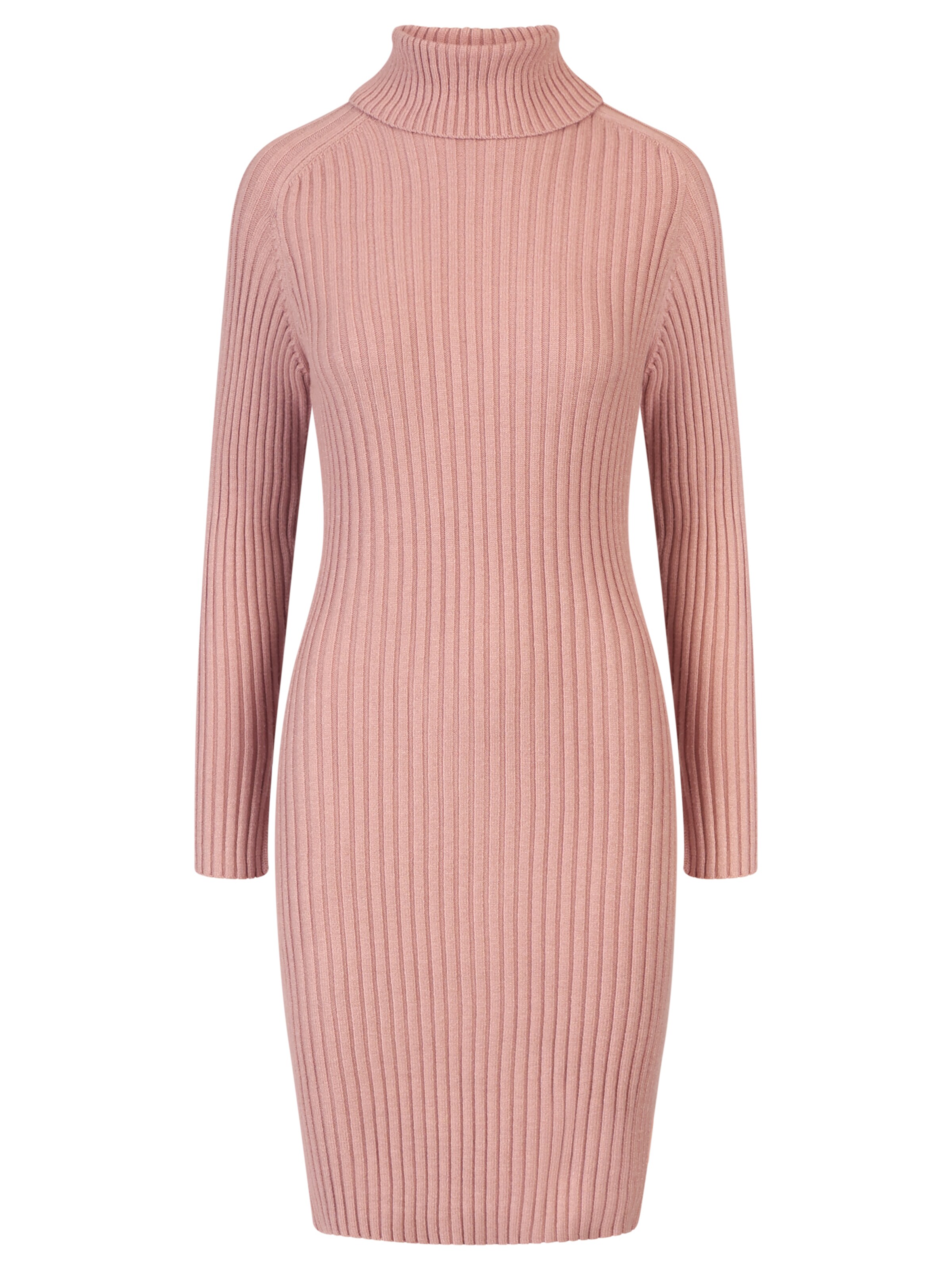 APART Knitted dress in Pink: front
