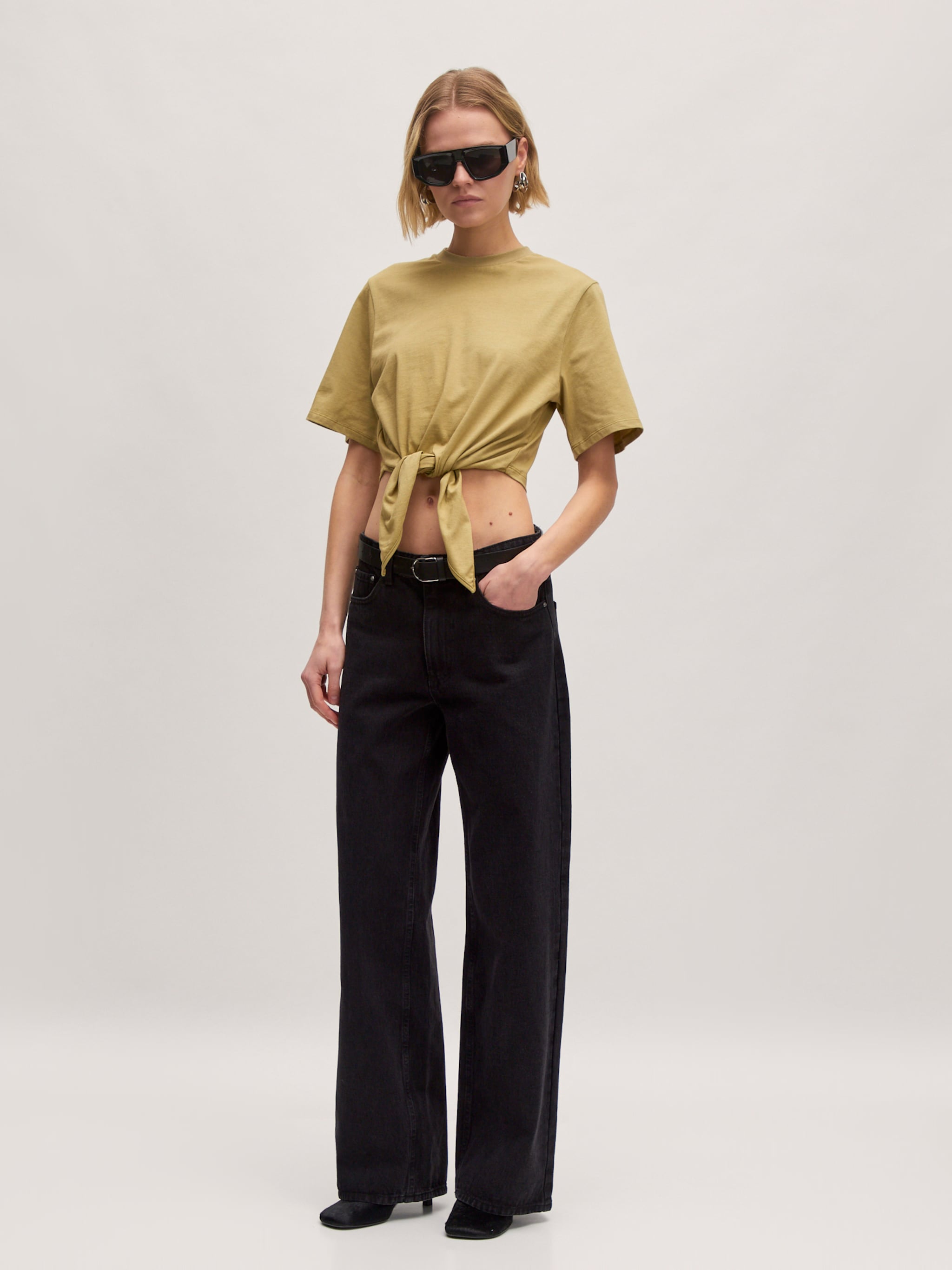 EDITED Producten Shirt 'Domenica' Bruin