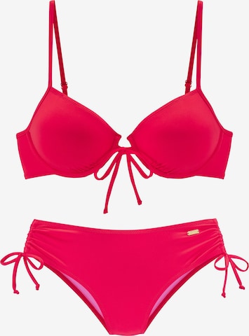 raudona BUFFALO Marškinėliai Bikinis: priekis