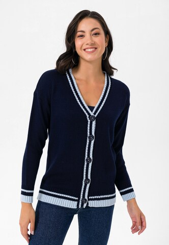Felix Hardy Cardigan i blå
