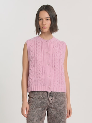 Gilet 'Wedeke' EDITED en rose : devant