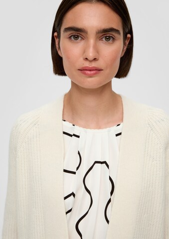 Cardigan s.Oliver BLACK LABEL en blanc