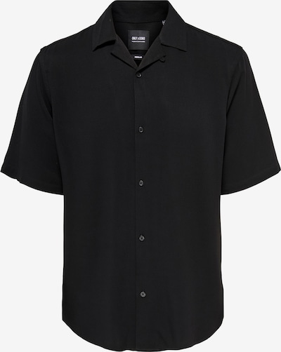 Only & Sons Overhemd 'Dash' in de kleur Zwart, Productweergave