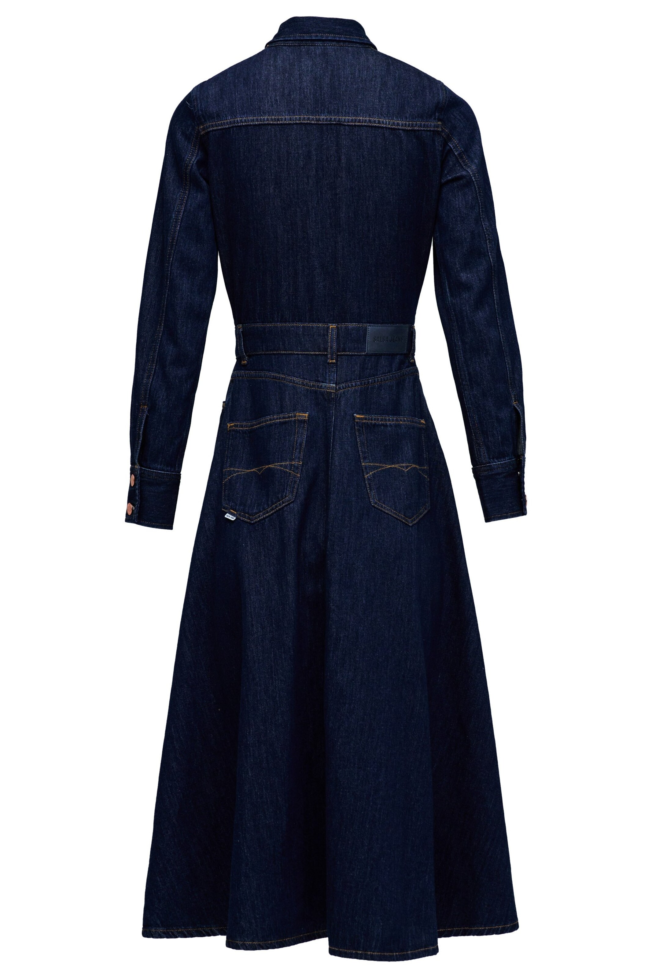 Salsa Jeans Jurk in Blauw