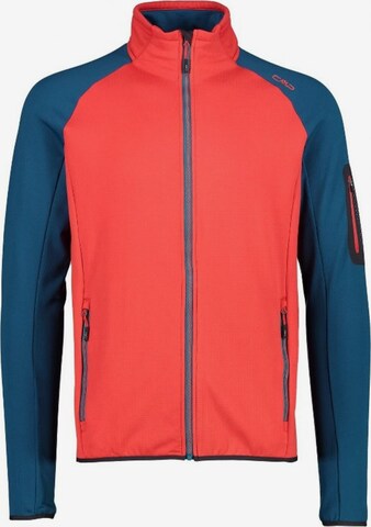 CMP Athletic Fleece Jacket in Red: front